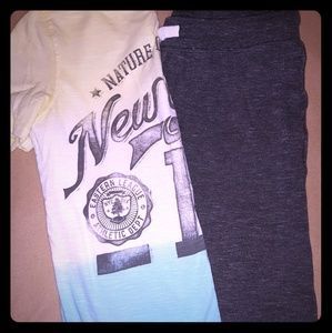 Boys shirt and shorts set size L/Xl